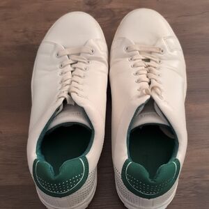 Steve Madden Men's White and Green Sneakers